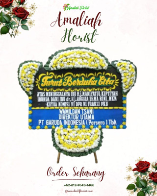 Papan Bunga Duka di Bunga Tanjung