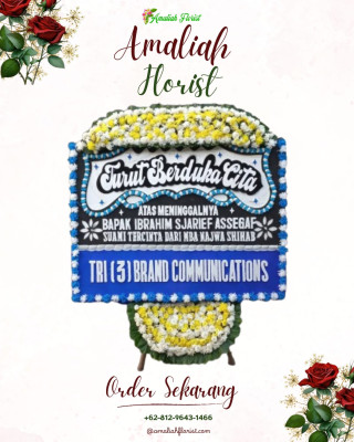 Papan Bunga Duka di Bunga Tanjung